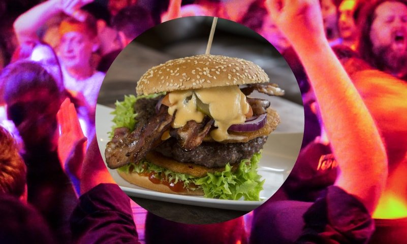 Burger Menü Sektion Bild